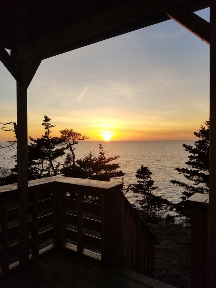 Oliver's Cove sunset 